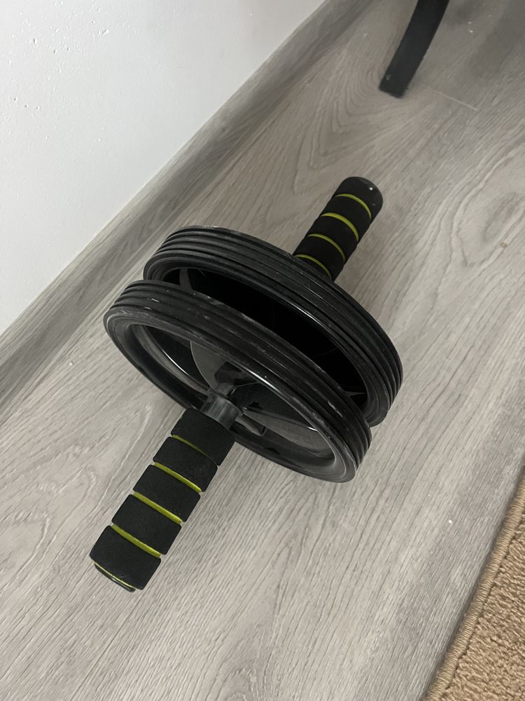 Roată Abdominală Ab Wheel 2 poziții Bodybuilding