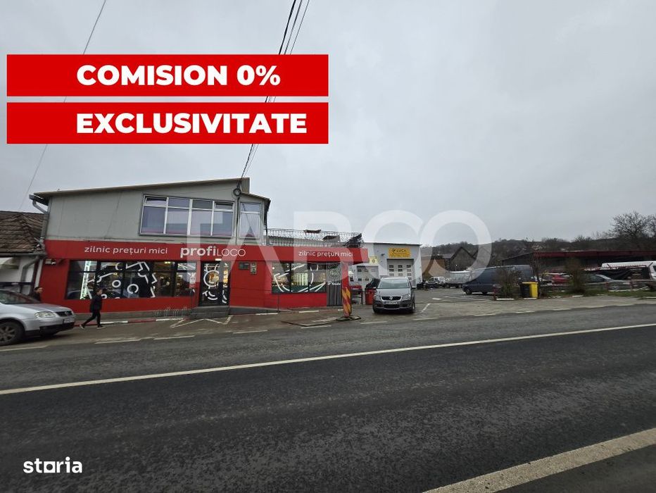 Comision 0 Spatiu comercial 100mp pretabil alimentatie publica Sliminc
