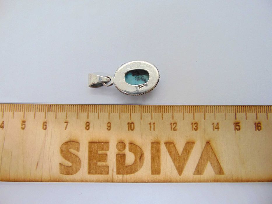 Pandantiv din argint cu turcoaz