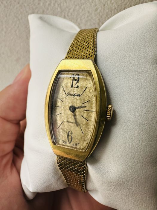 Ceas mecanic Glashütte 17 Rubine - ceas damă vintage german Anii 60'