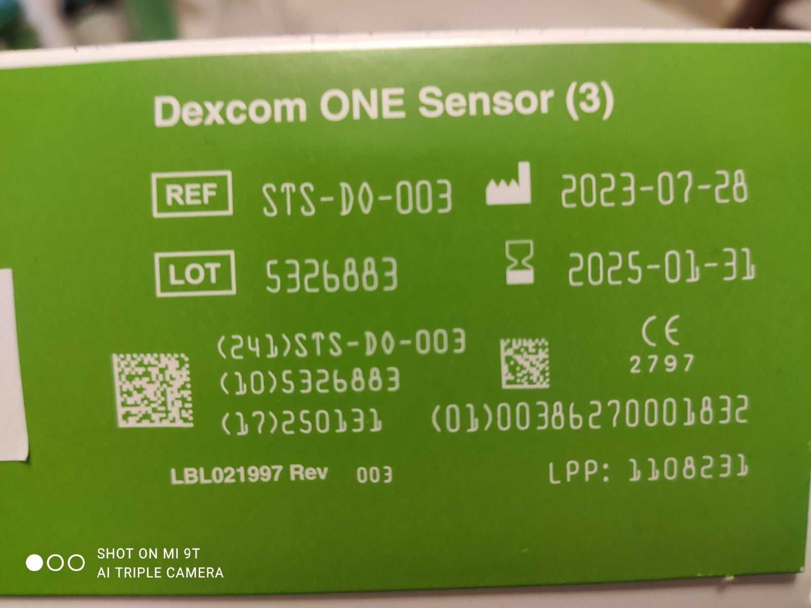 Сензори Dexcom One (кутия от 3)