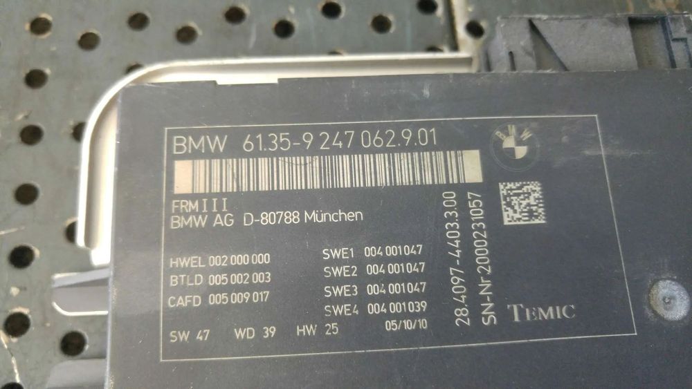 Modul calculator lumini bmw seria 5 f10 f11 61359247062901