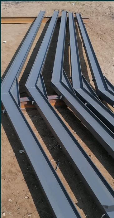 Vând schimb structura metalica confecționată din profil ipe 12X25X5