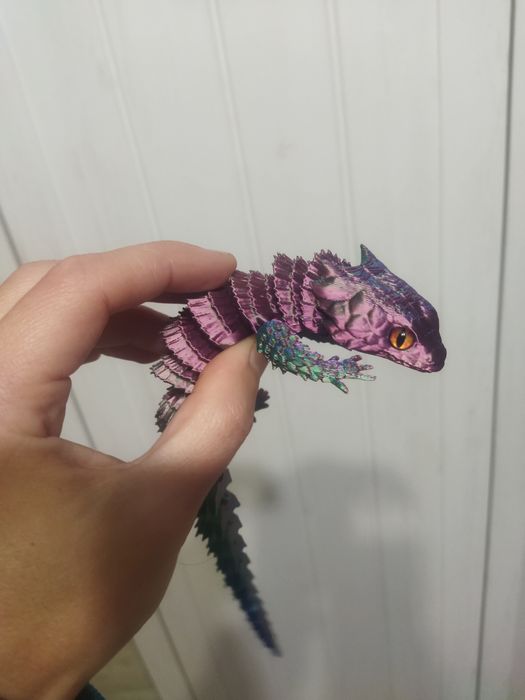 3D принтиран гущер