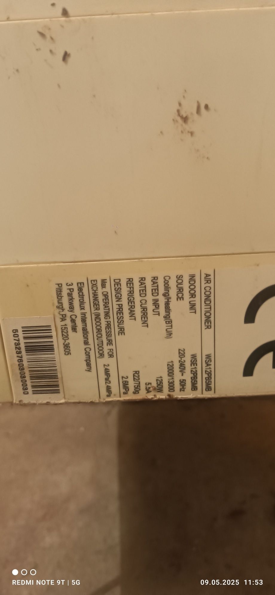 AC  White-Westinghouse 12-13000 btu