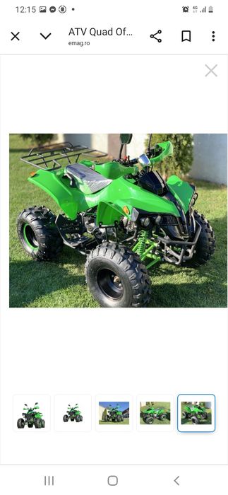 Vind atv de 125 cc in 4 timpi racire pe aier aprindere cdi
