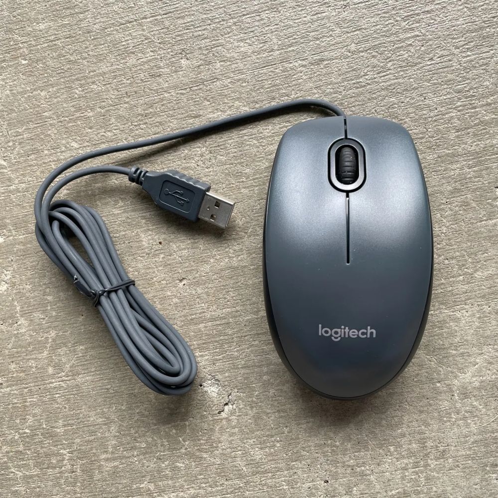 Мышь Logitech Mouse M90 GREY