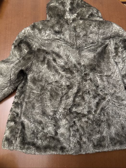 Palton gros cu gluga de fete marimea 18