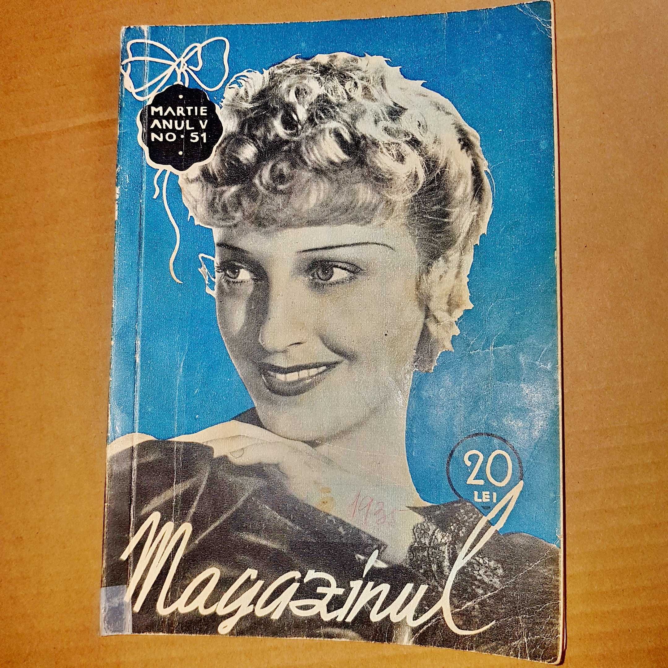 D550-I-Revista de moda epoca veche Romania MAGAZINUL anii 1930.