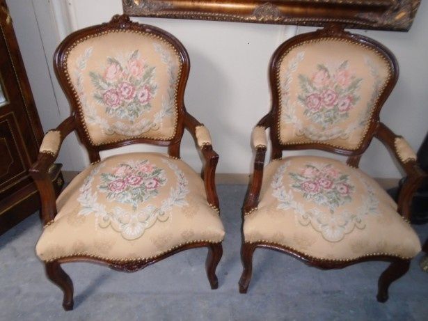 Set de 2 superbe fotolii in stil francez