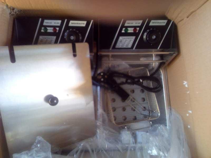 friteuza,fripteuza friteoza electrica 2x10 litri noua