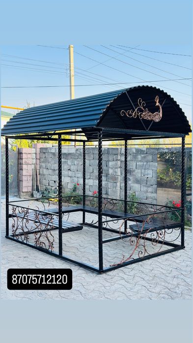 Беседка 210х300 витые трубы