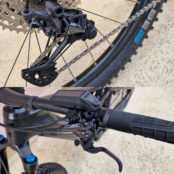 Bicicleta electrica Cube Stereo Slx 140 full suspension 2024 carbon