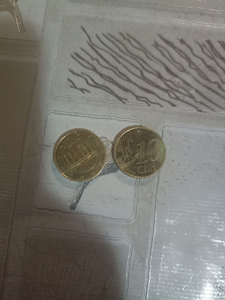 Monede 10 eurocenti an 2002