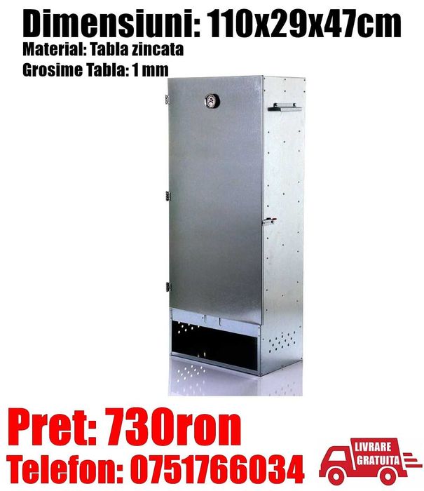 Afumatoare Carnat Carne Branza Peste Alimente Clisa 110x29x47cm MM