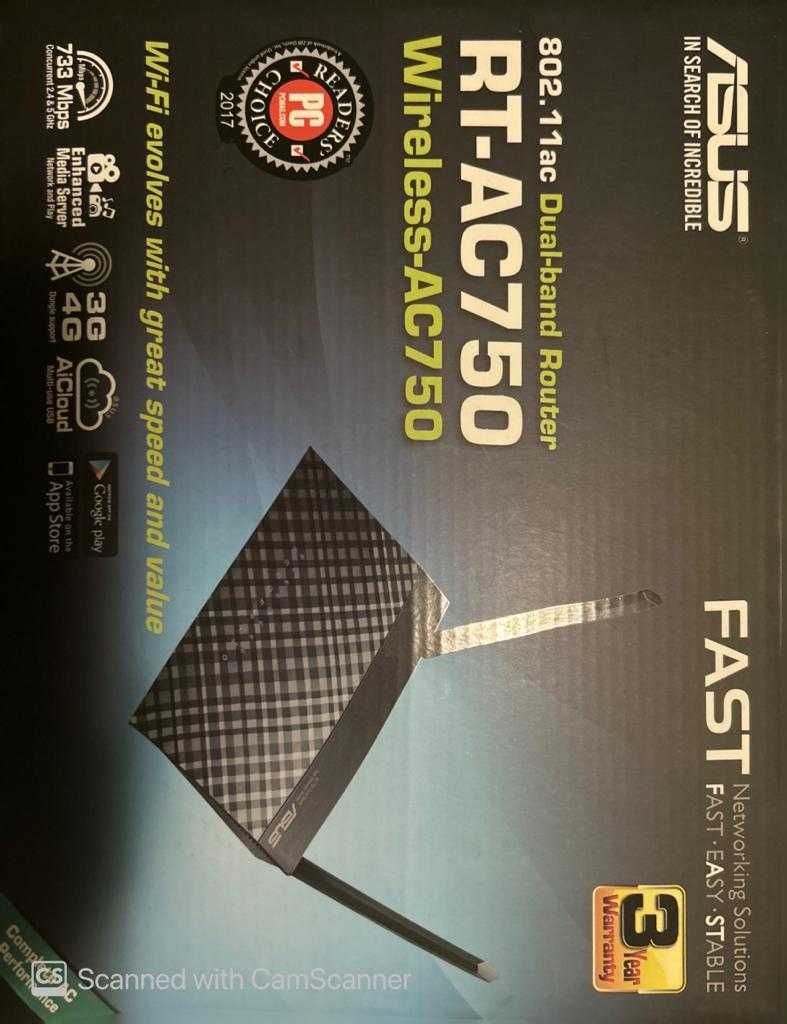 ASUS RT-AC750 Dual-band Wireless-AC750 Router