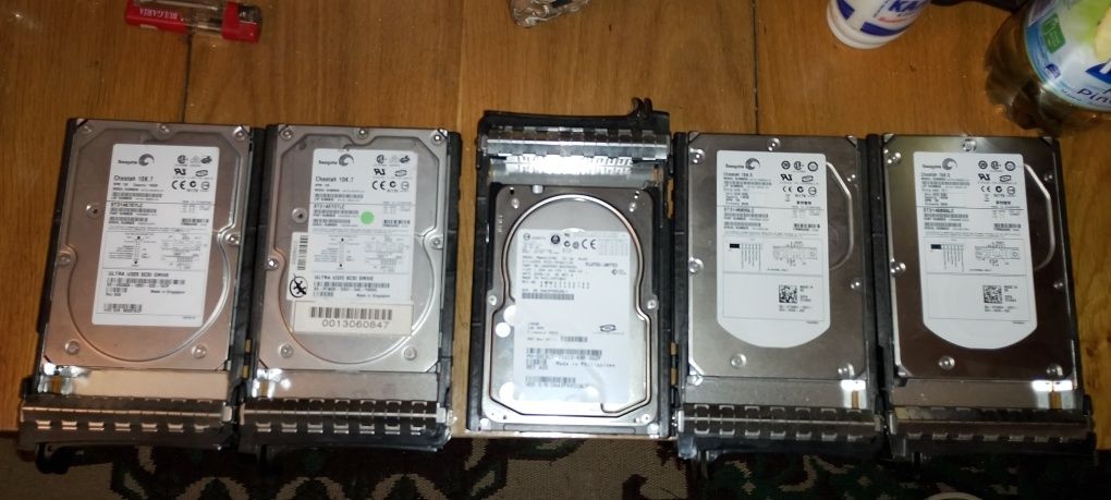 SCSI hdd, 5 броя
