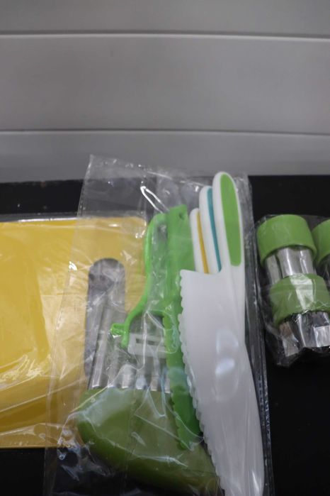 Комплект кухненски ножове за деца за истинска кухня 17части, Монтесори