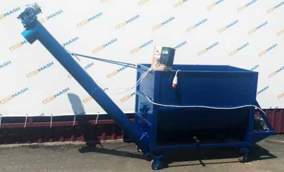 Snec cu buncar 0.6 mc 1 mc 1.5 mc pentru linie fabricare peleti