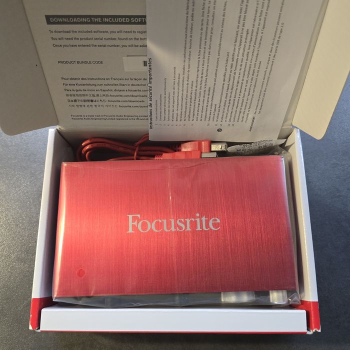 Interfață Audio Focusrite Scarlett 2i2 Mk2 (2nd Gen)