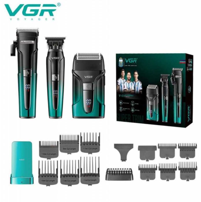 Професионален комплект 3 в 1 VGR V-694 Машинка за подстригване