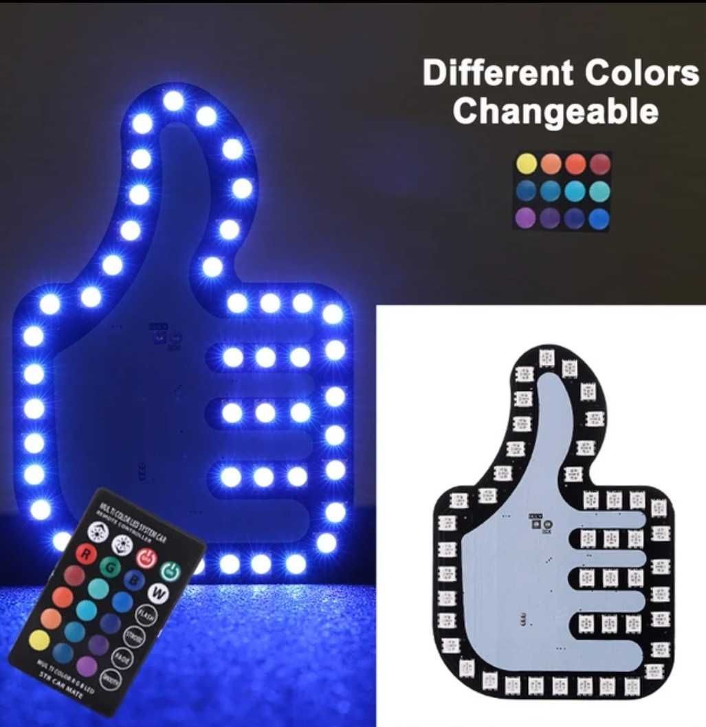 LED ръка с жестове, LED аксесоар за кола, витрина