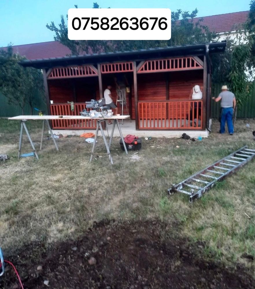 Foisoare din lemn ,Terase si Acoperisuri