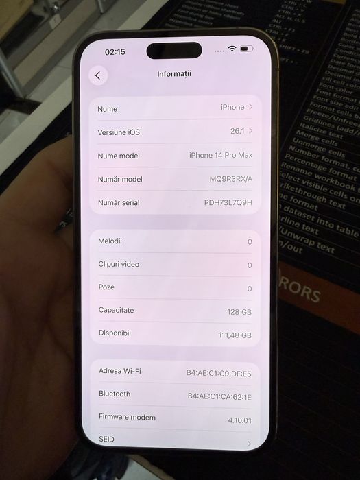 Iphone 14 Pro Max Gold 128GB stare foarte bună