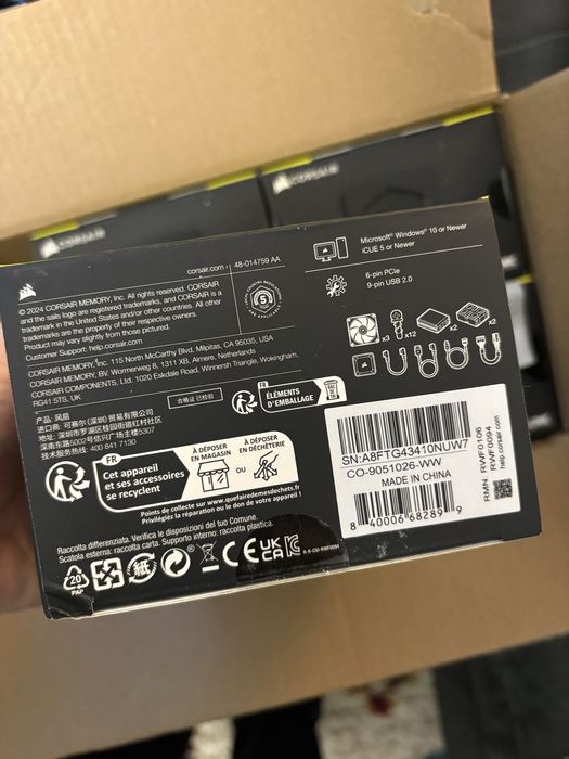 Sigilat Kit 3 ventilatoare Corsair iCUE LX120 RGB + hub noul icue link