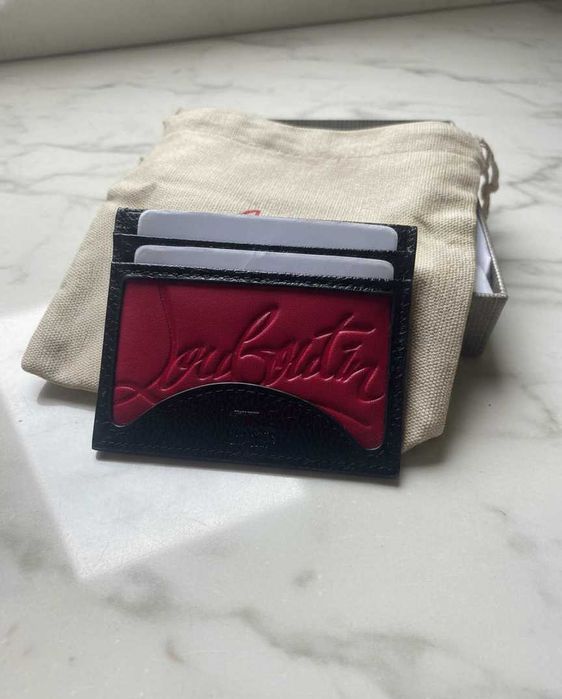 Портфейл / Картодържач Christian Louboutin кожен