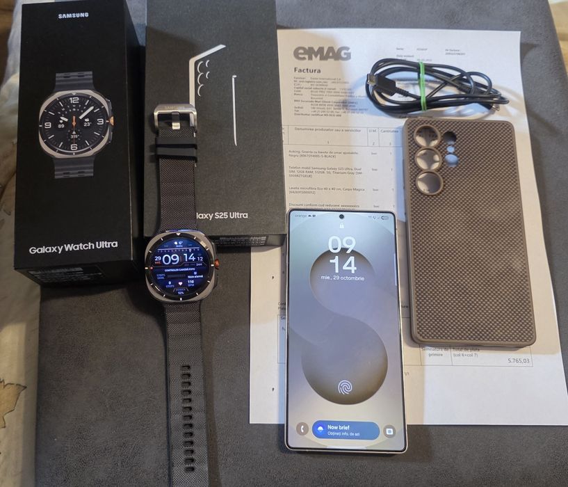 Samsung s25 ultra 12gb ram 512gb titanium gray factura si garantie