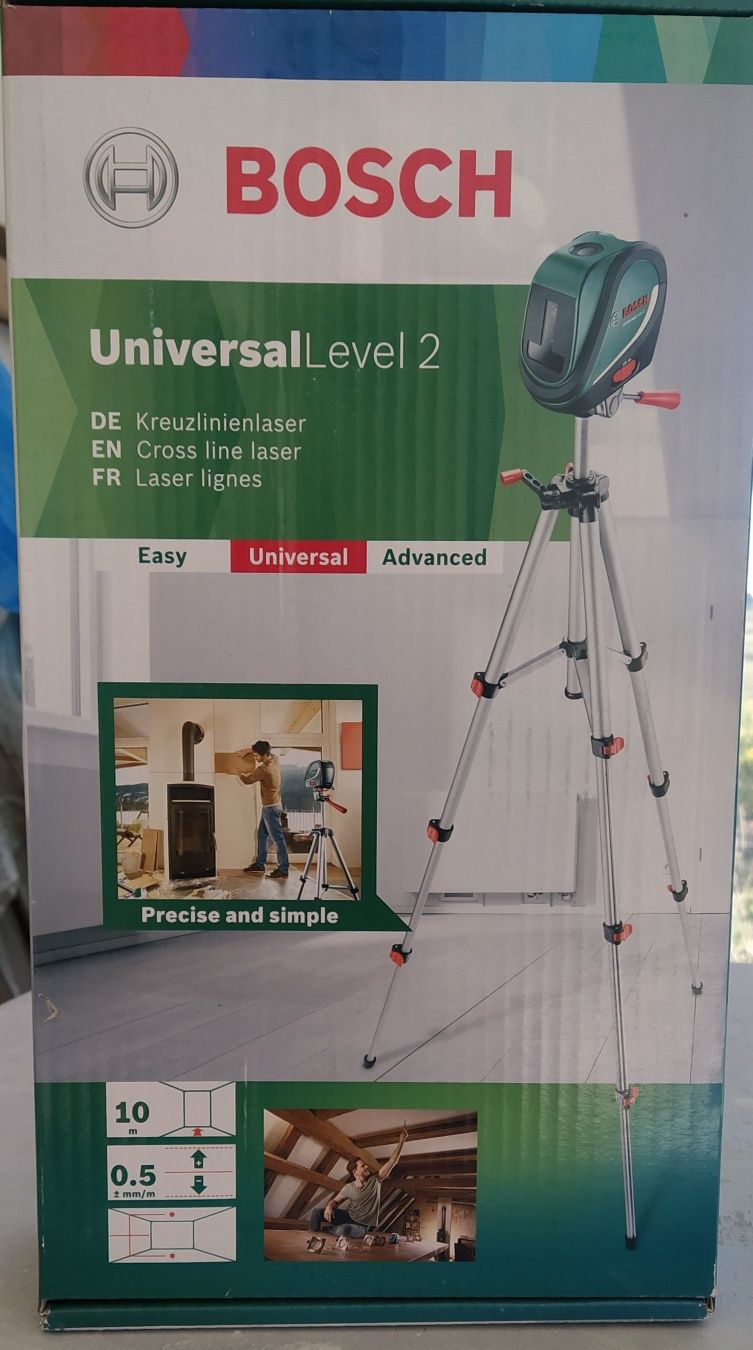 Nivela laser Bosch Universal Level 2 cu trepied nouă in cutie sigilata