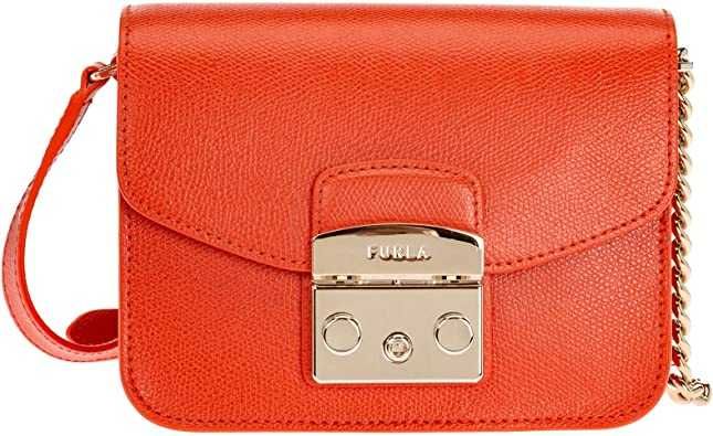 Нова Furla Metropolis mini Естествена кожа