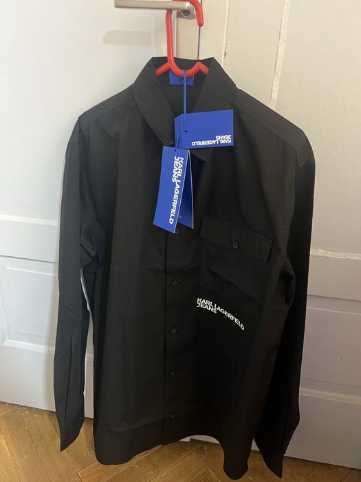 Cămașă KARL LAGERFELD – mărimea L, neagră – NOUĂ