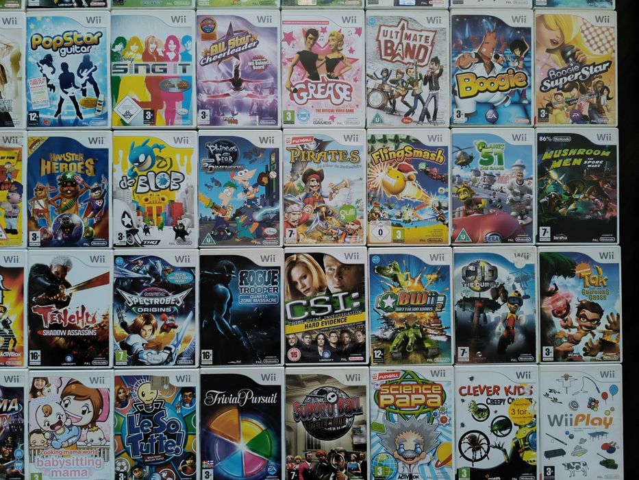 Wii Fifa Pes Golf Guitar Hero Wii Fit Plus Boogie Wii Play Clever Kids