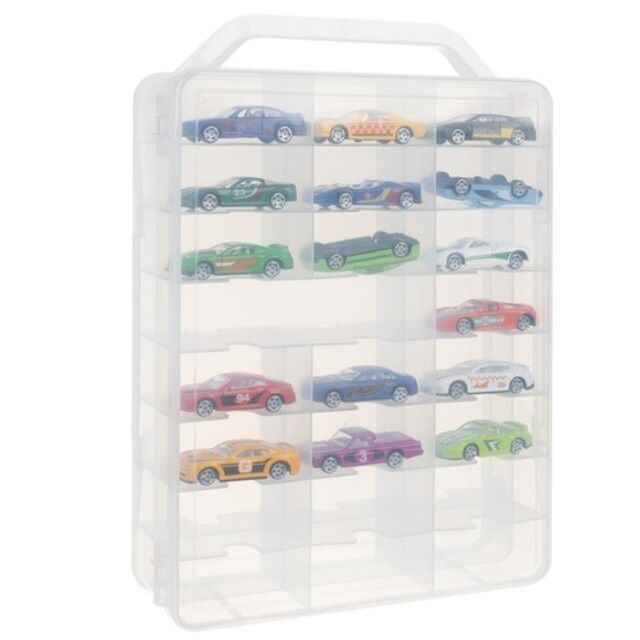 Raft org. din plastic pentru depozitare colectie masini, 33x25x8,5 cm
