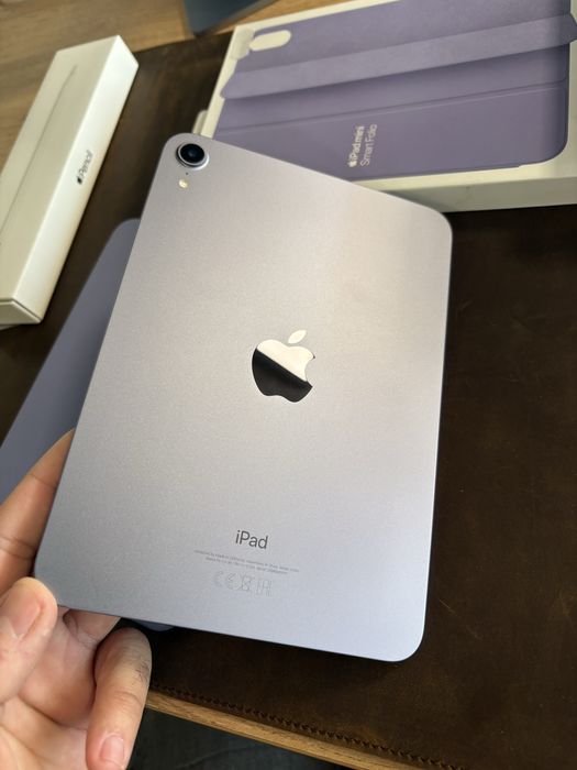iPad mini 6th gen WiFi 64 gb purple + Apple Smart Folio + Apple Pencil
