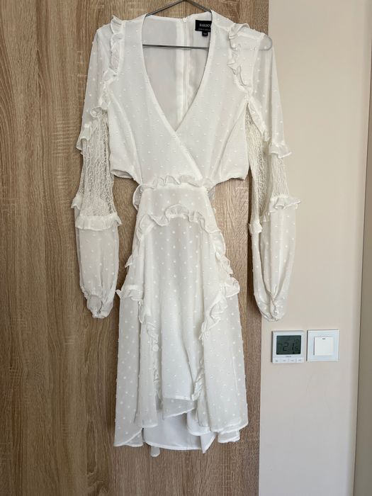 Бяла рокля Bardot