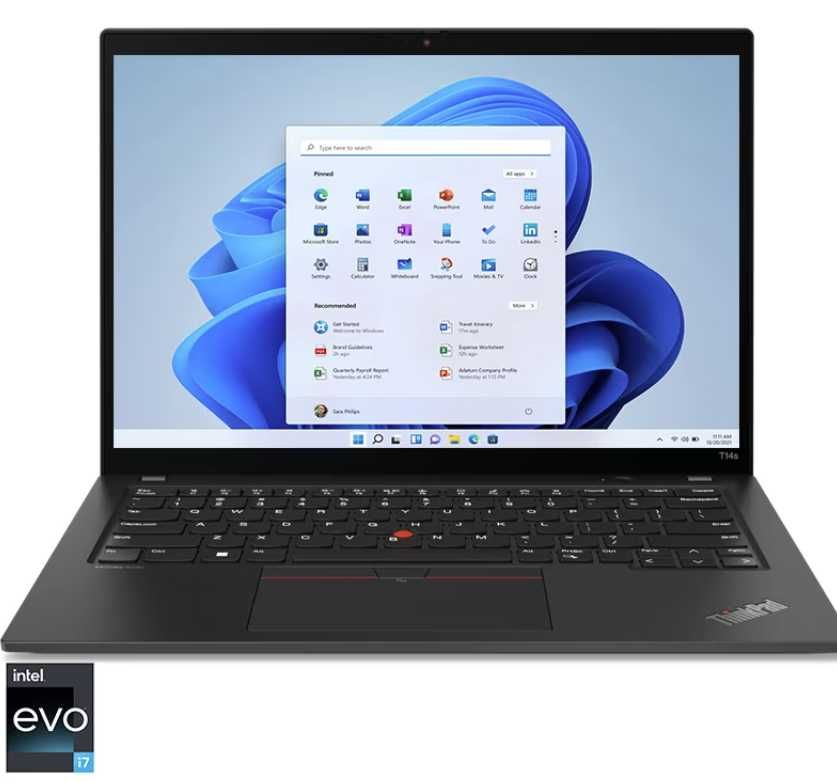 Laptop Lenovo ThinkPad T14s Gen 4 cu procesor Intel® Core™ i7-1355U