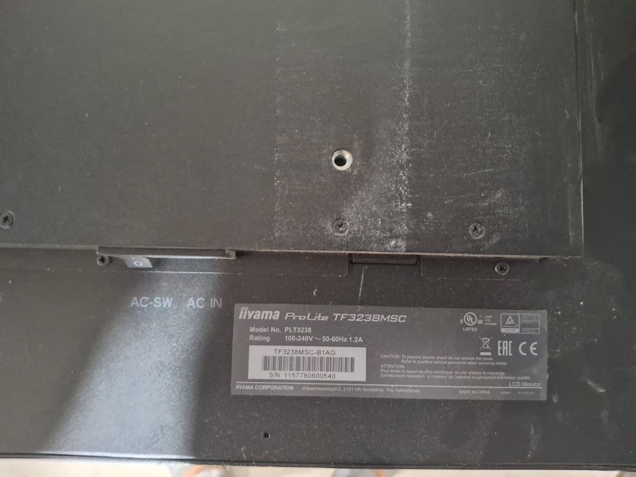 монитор iiyama ProLite TF3238MSC