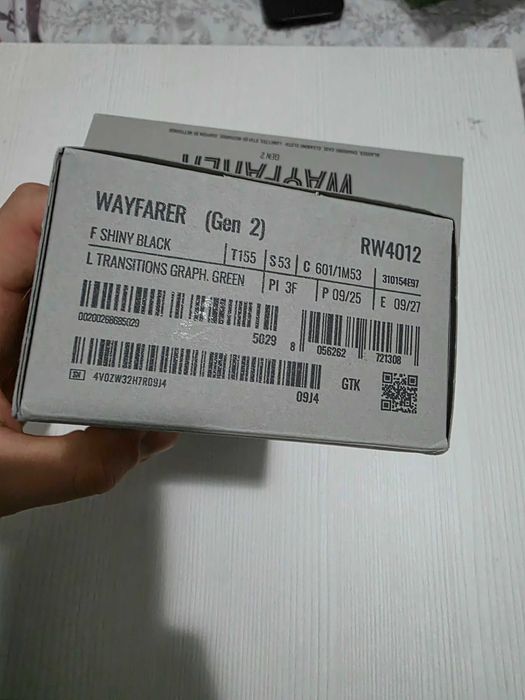 Ray-Ban Meta Wayfarer Gen 2  Нови Запечатани, Зелен Transitions 2 броя