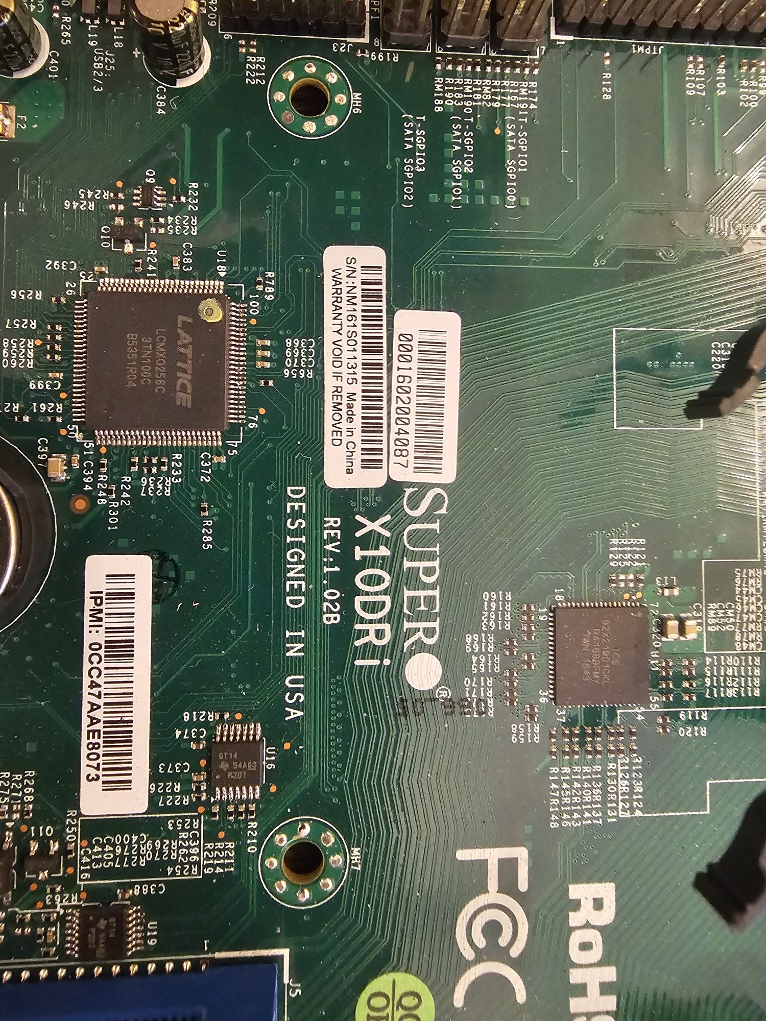 Supermicro X10DRi x2 xeon E5-2620v3 сървърно дъно
