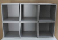 6 buc Cub de perete tip Ikea 35x35 cm; Dulapior suspendat; Etajera