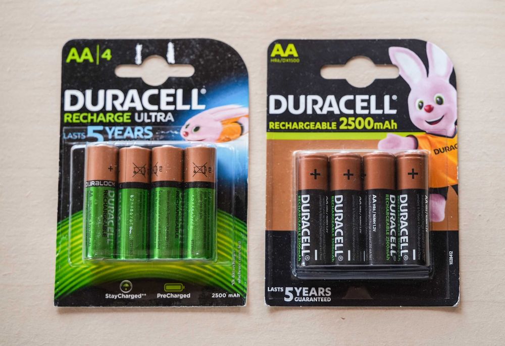 2 комплекта акумулаторни батерии DURACELL 2500 mAh