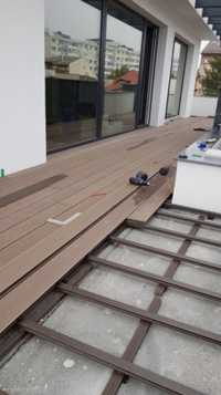 Montare wpc terase . Instalare Wpc terase. Deck