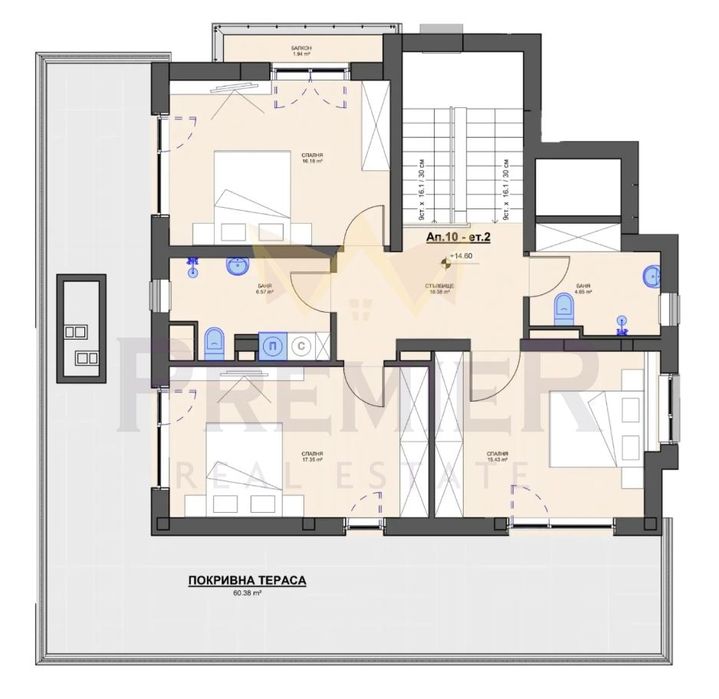 Продава се Мезонет в София, Кръстова вада - 188 кв.м за 3399 €/кв.м - Снимка #1