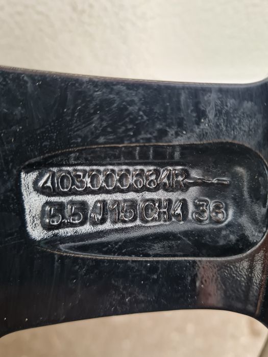 Оригинални джанти за РЕНО RENAULT С.П R15 4x100 ET36/38 5/5.5J