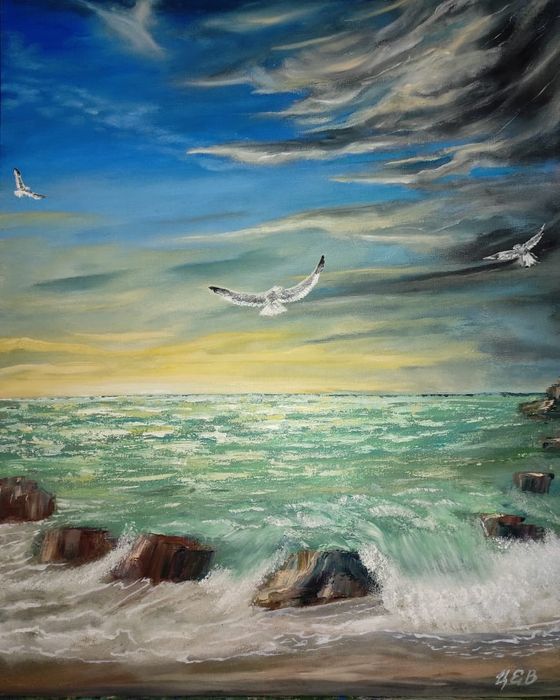 Продаётся картина ручной работы