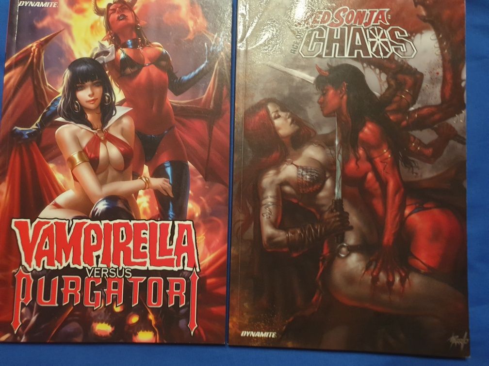 2 comics Vampirella și Red Sonja