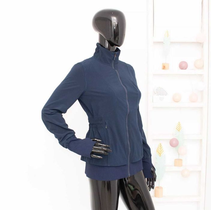 Lululemon Sights Seen Jacket дамско синьо яке спортно за фитнес 6 S